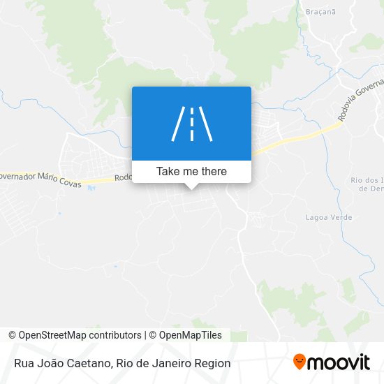Rua João Caetano map