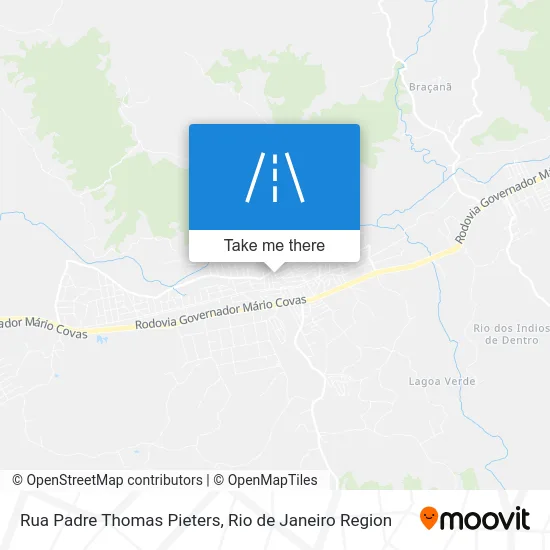 Rua Padre Thomas Pieters map