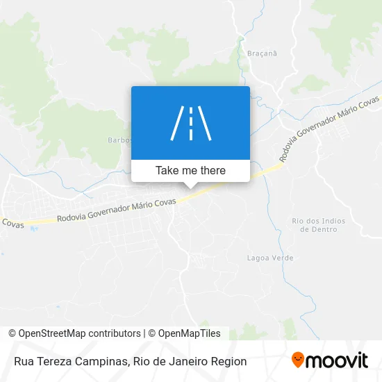 Rua Tereza Campinas map