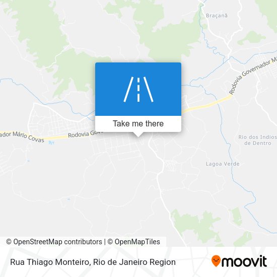 Rua Thiago Monteiro map