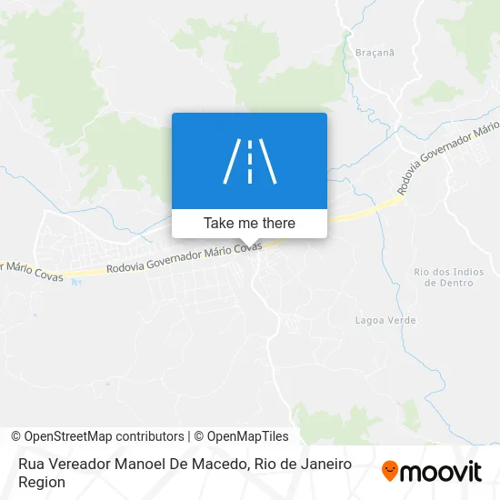 Rua Vereador Manoel De Macedo map