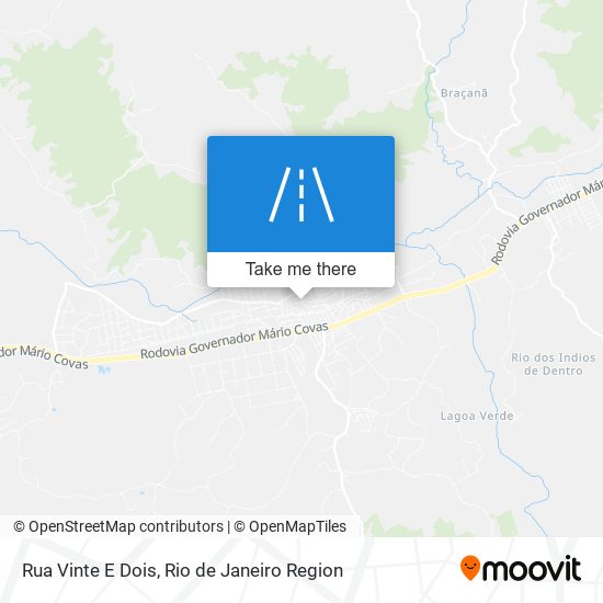 Rua Vinte E Dois map