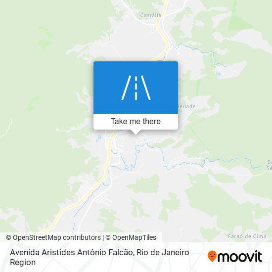 Mapa Avenida Aristides Antônio Falcão