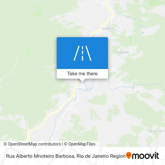 Rua Alberto Mnoteiro Barbosa map