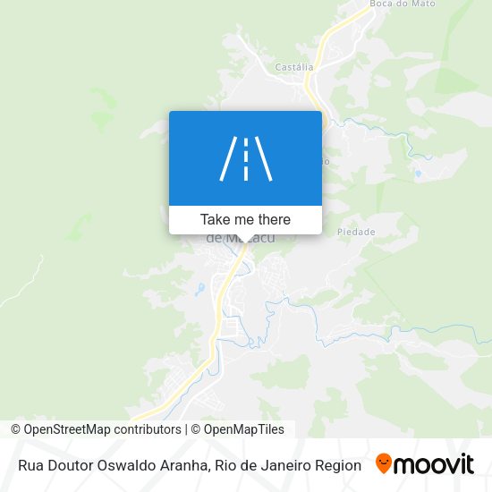 Rua Doutor Oswaldo Aranha map