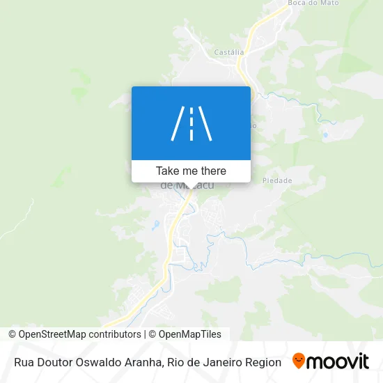 Rua Doutor Oswaldo Aranha map