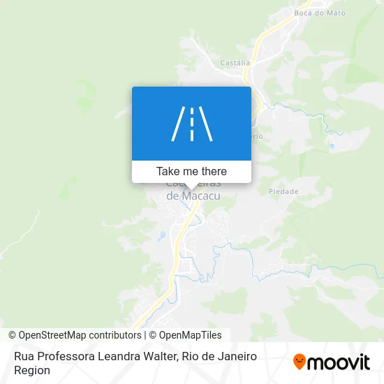 Rua Professora Leandra Walter map