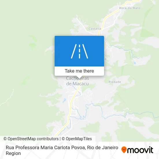 Rua Professora Maria Carlota Povoa map