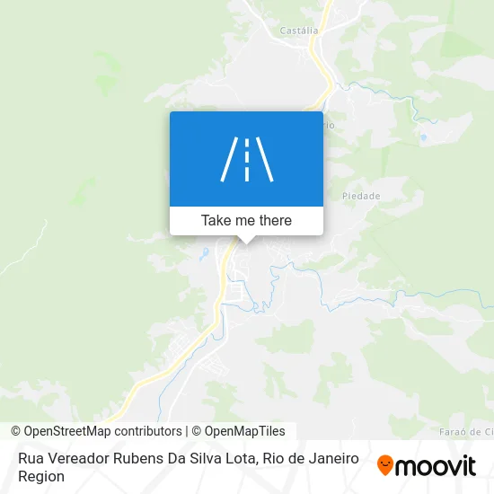 Rua Vereador Rubens Da Silva Lota map