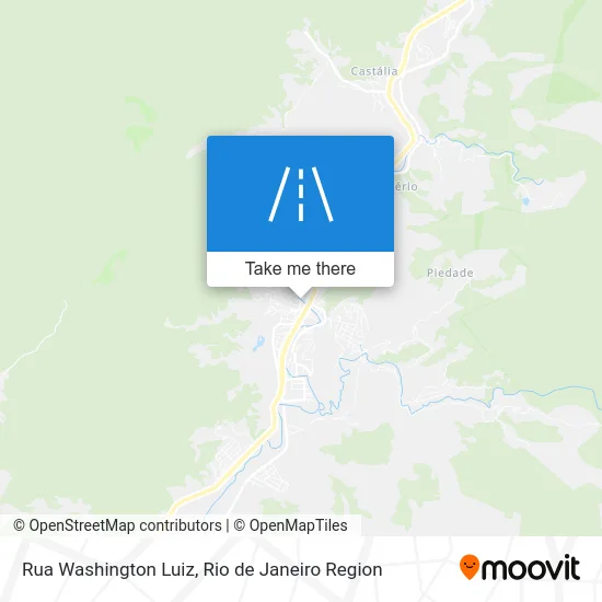 Rua Washington Luiz map