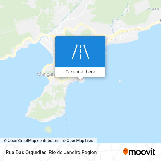 Rua Das Orquídias map