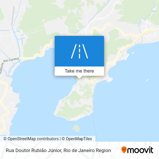 Rua Doutor Rubião Júnior map
