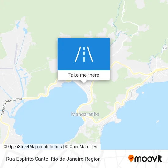 Rua Espírito Santo map