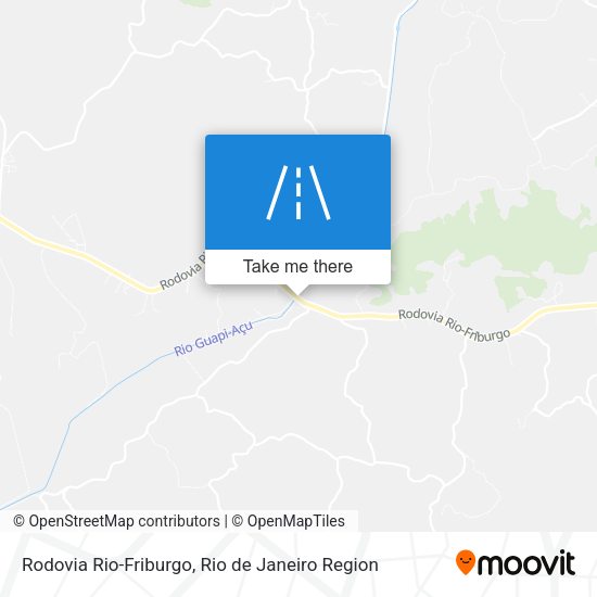 Rodovia Rio-Friburgo map