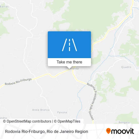 Rodovia Rio-Friburgo map