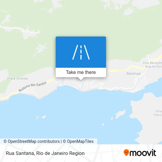 Rua Santana map