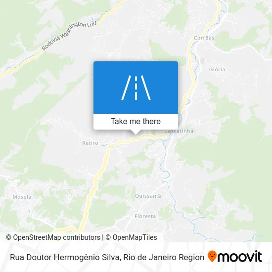 Rua Doutor Hermogênio Silva map