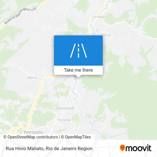 Rua Hivio Maliato map