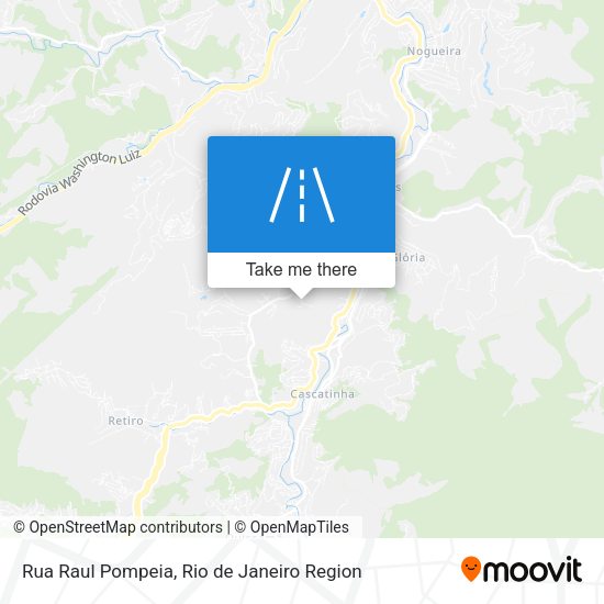 Rua Raul Pompeia map