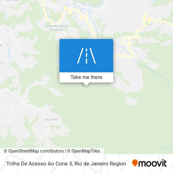 Trilha De Acesso Ao Cone 3 map
