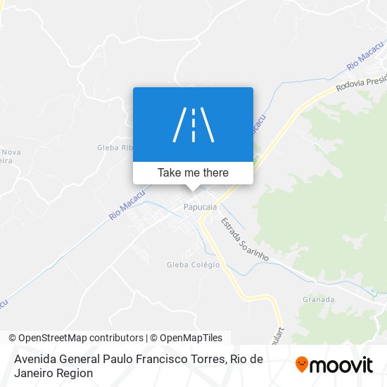 Mapa Avenida General Paulo Francisco Torres