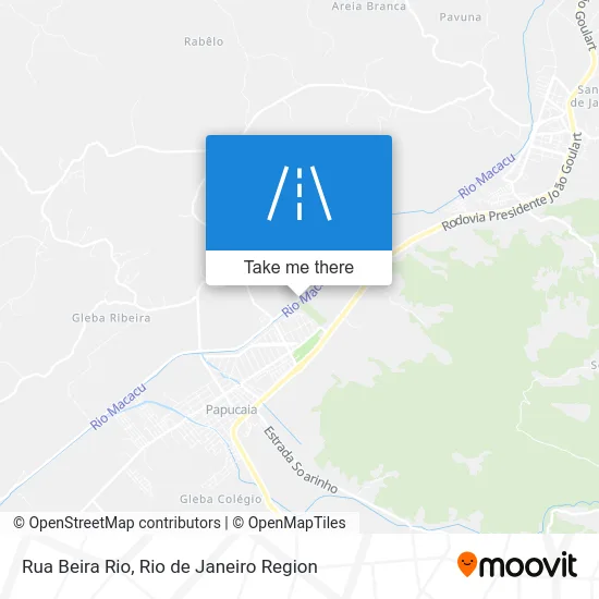 Rua Beira Rio map