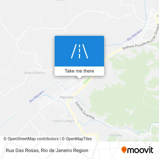 Rua Das Rosas map