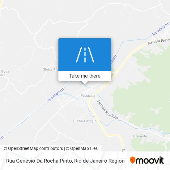 Mapa Rua Genésio Da Rocha Pinto