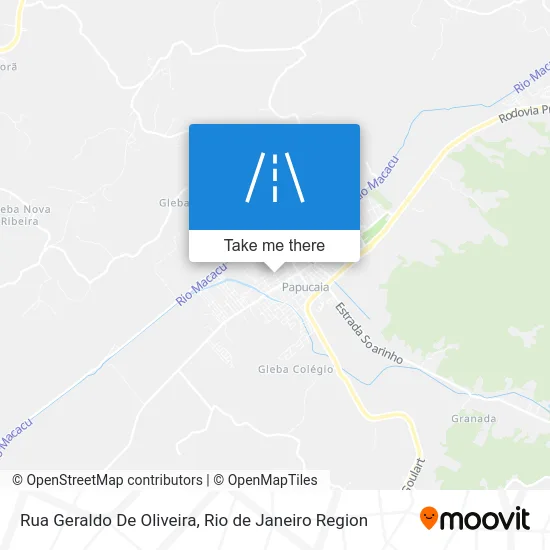 Rua Geraldo De Oliveira map
