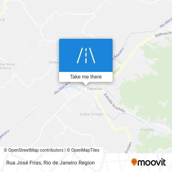 Rua José Frias map