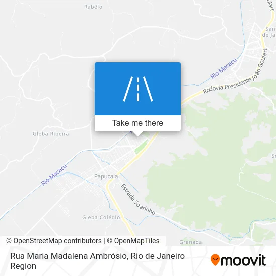Rua Maria Madalena Ambrósio map
