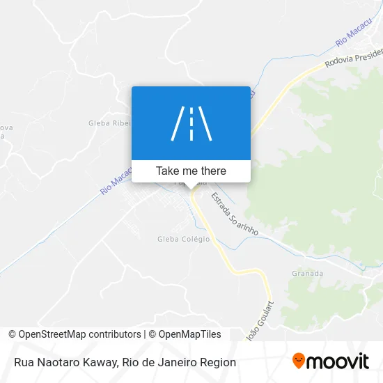 Rua Naotaro Kaway map