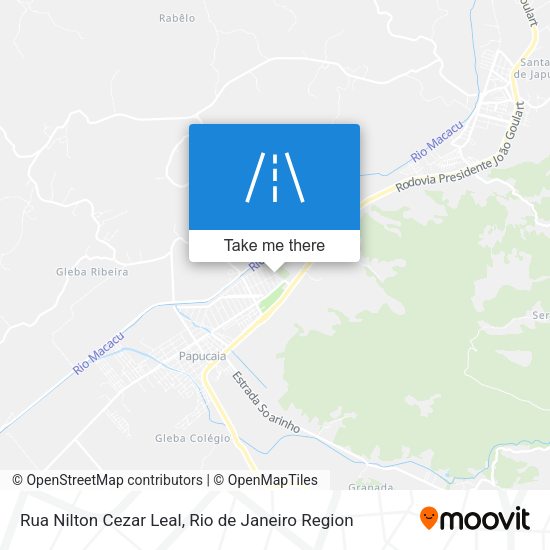Rua Nilton Cezar Leal map