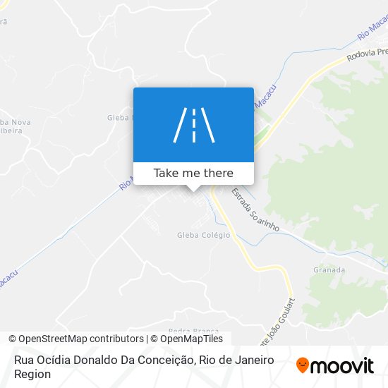 Rua Ocídia Donaldo Da Conceição map