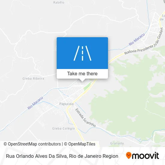 Rua Orlando Alves Da Silva map