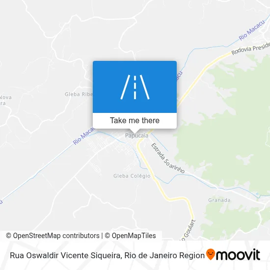 Rua Oswaldir Vicente Siqueira map