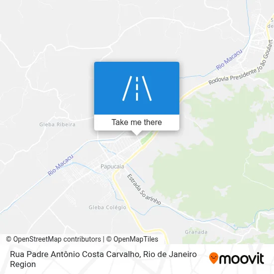 Rua Padre Antônio Costa Carvalho map