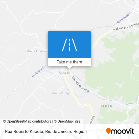 Rua Roberto Kubota map