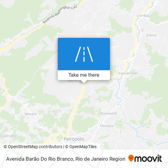 Mapa Avenida Barão Do Rio Branco