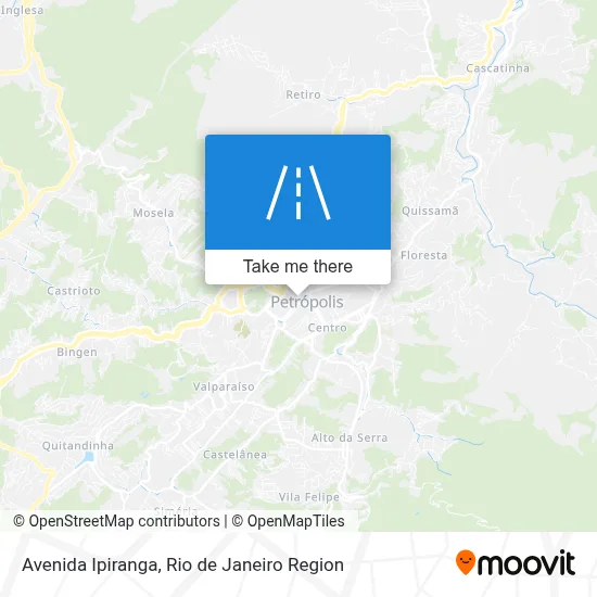 Avenida Ipiranga map
