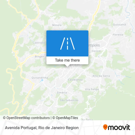 Avenida Portugal map