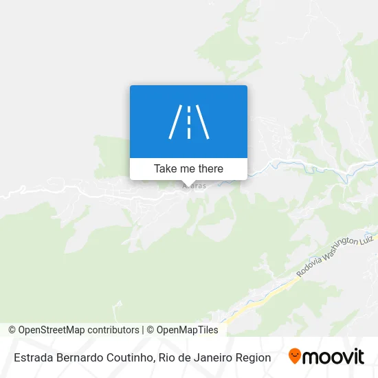 Estrada Bernardo Coutinho map