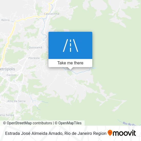 Estrada José Almeida Amado map