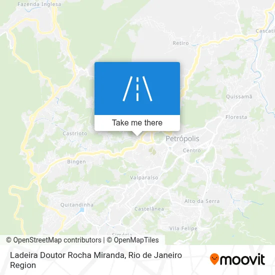Ladeira Doutor Rocha Miranda map