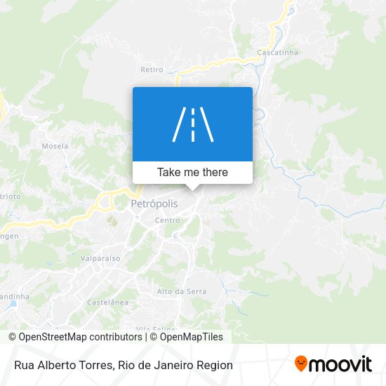 Rua Alberto Torres map