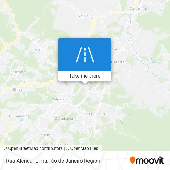 Rua Alencar Lima map