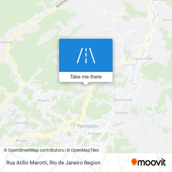 Mapa Rua Atílio Marotti