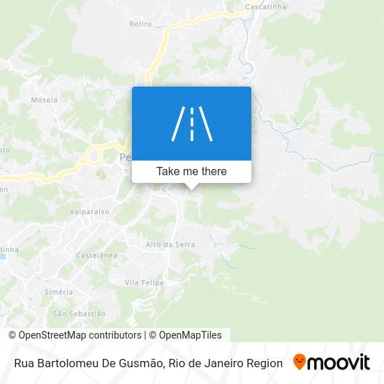 Rua Bartolomeu De Gusmão map