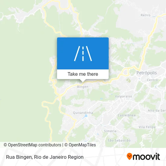 Rua Bingen map