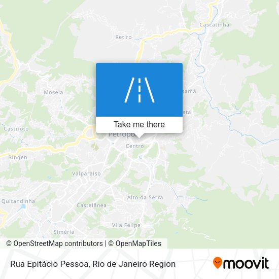Rua Epitácio Pessoa map